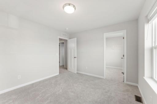 One of 4 upstairs bedrooms. Pic for layout purposes