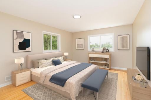 Upper level bedroom 2 of 3 - virtually staged.jpg