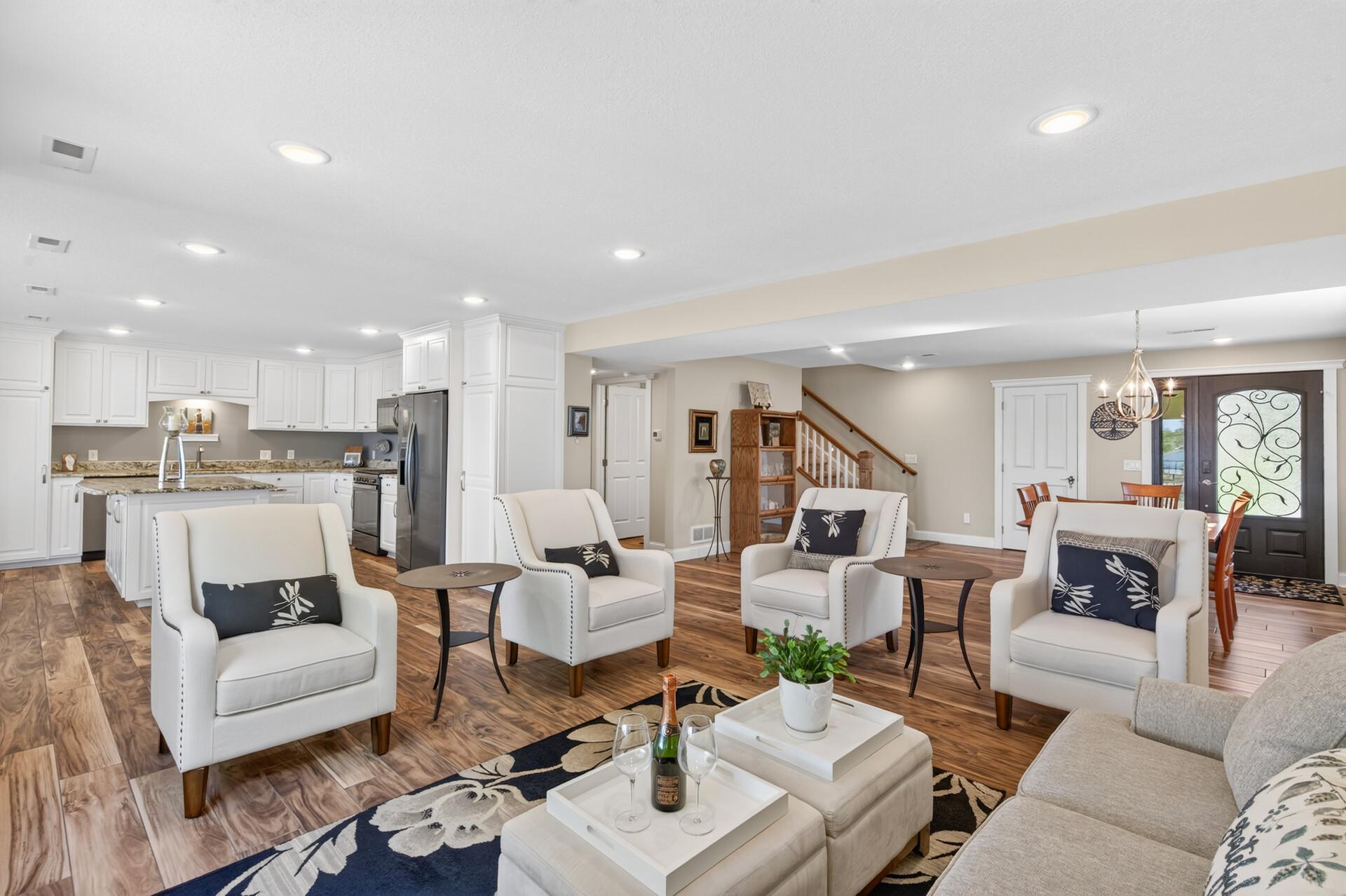 Here is an alternate view of the living room on the main level.