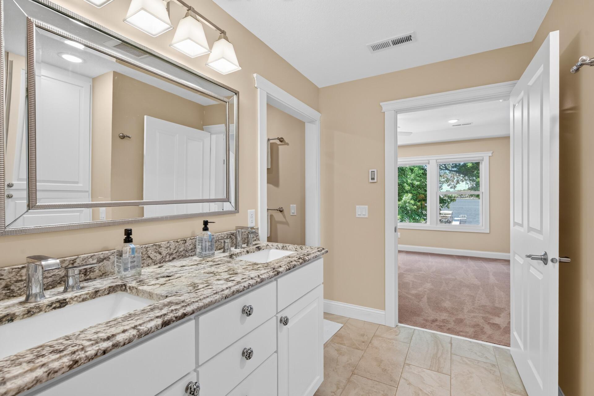 Here is an alternate view of the primary en-suite bathroom.
