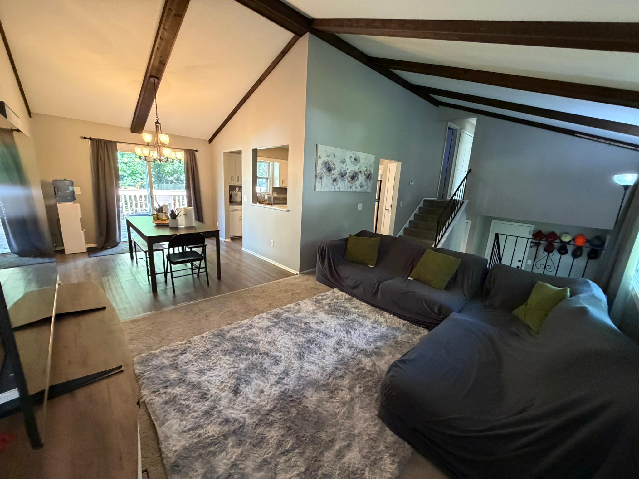 Living room + Dining room