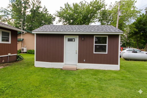 A very nice well shed that can also be used for storage or an addition sleeping area