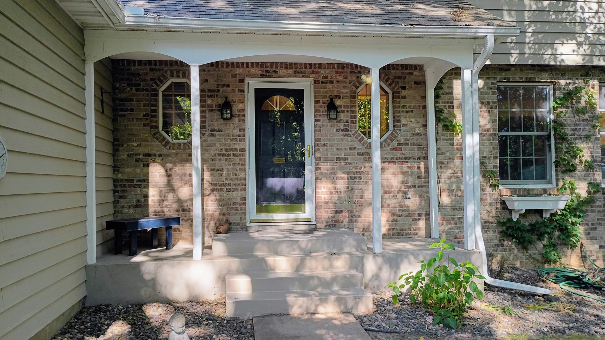 Welcoming front porch