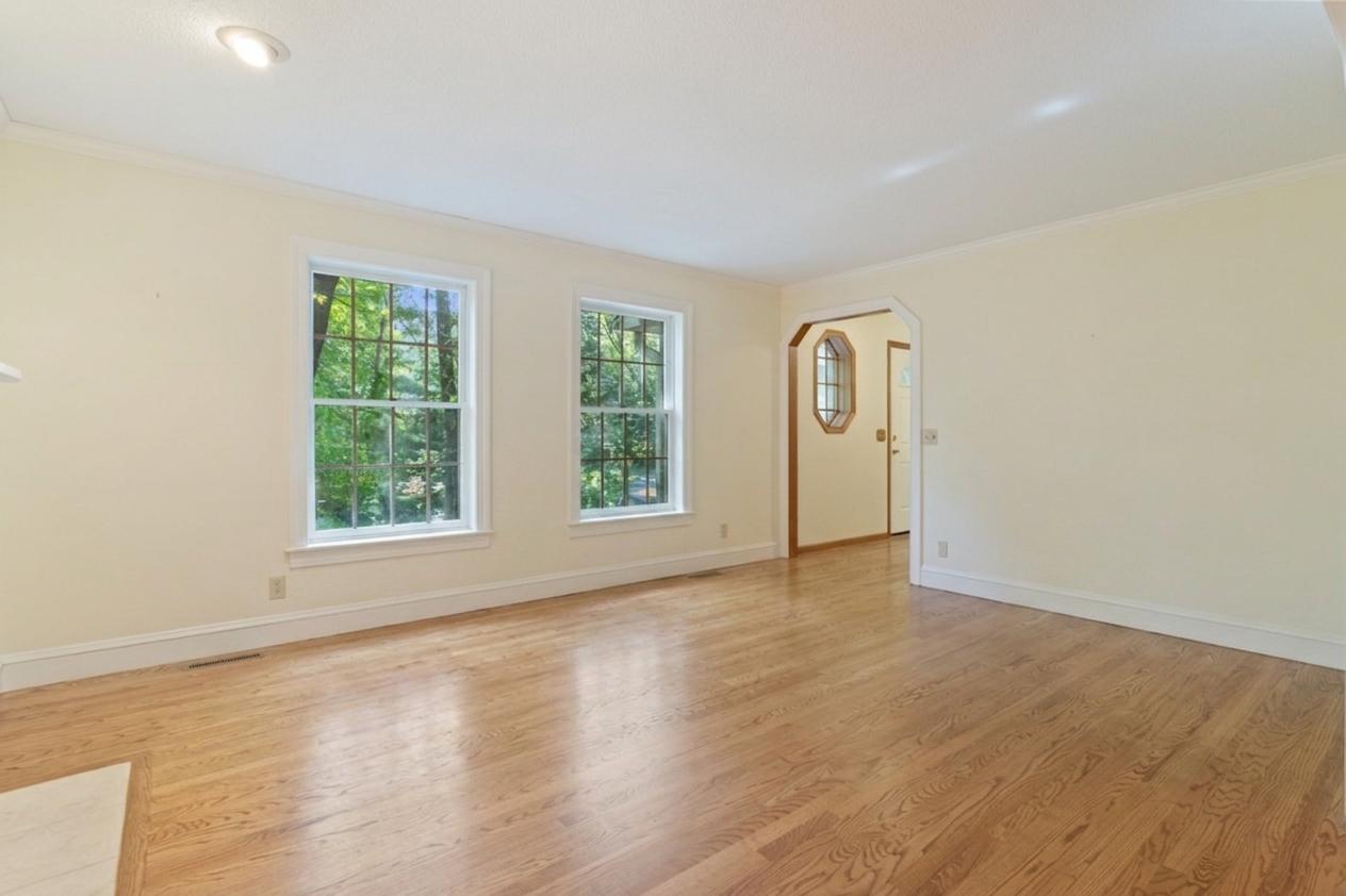 Living room looking towards foyer