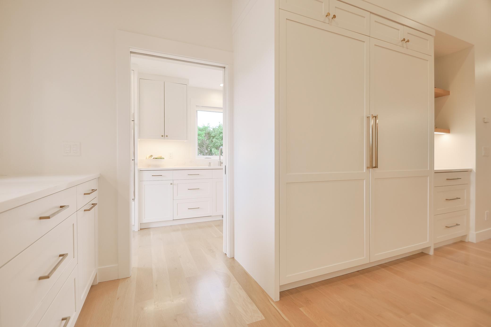 Large walk-in pantry off kitchen