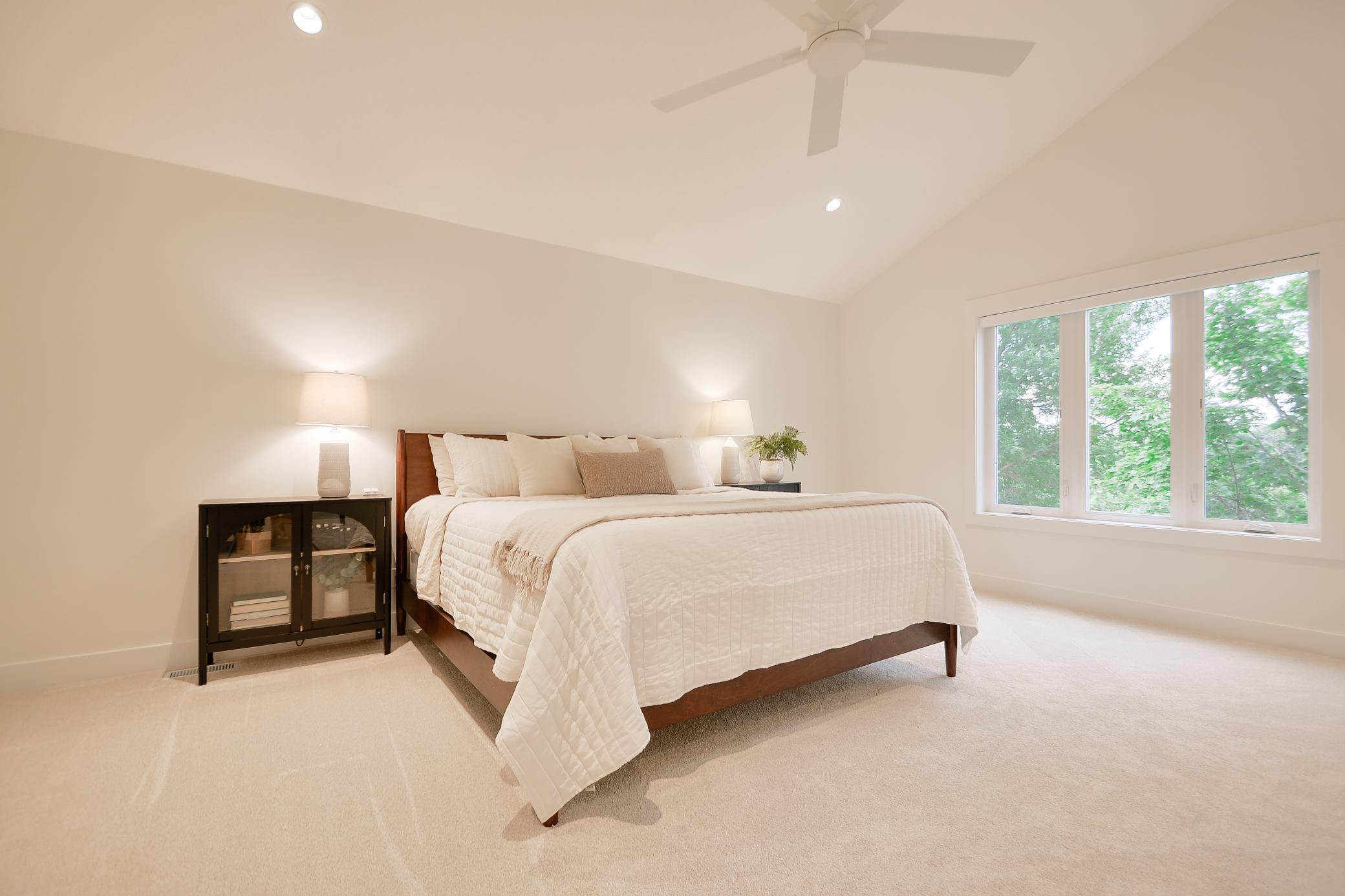 Upper level primary bedroom