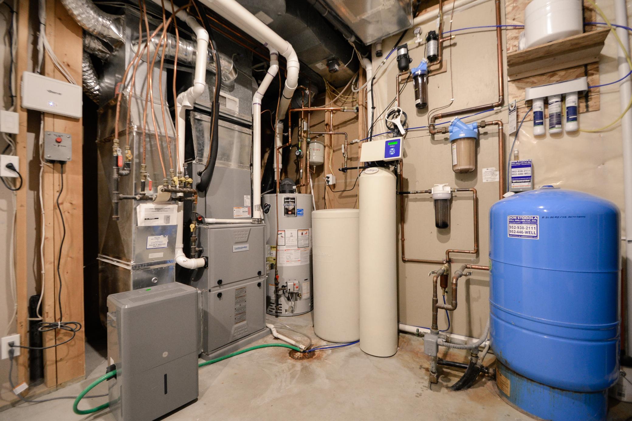 Mechanical Room with storage