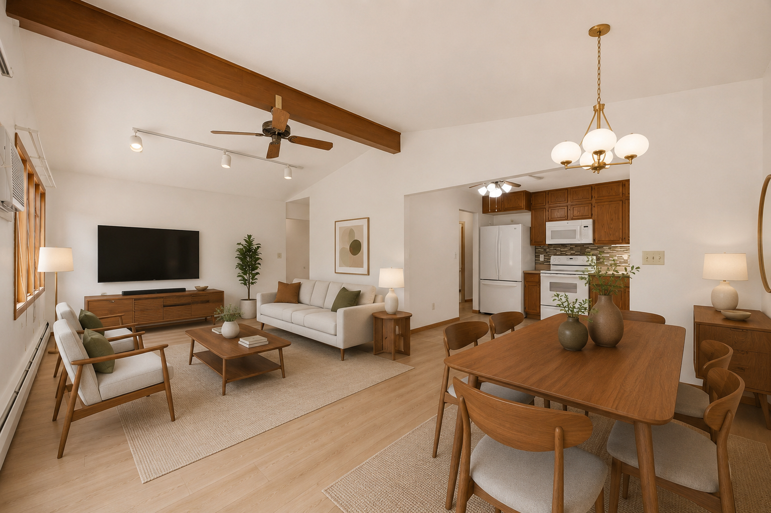 Virtually Staged w/ Updated Flooring