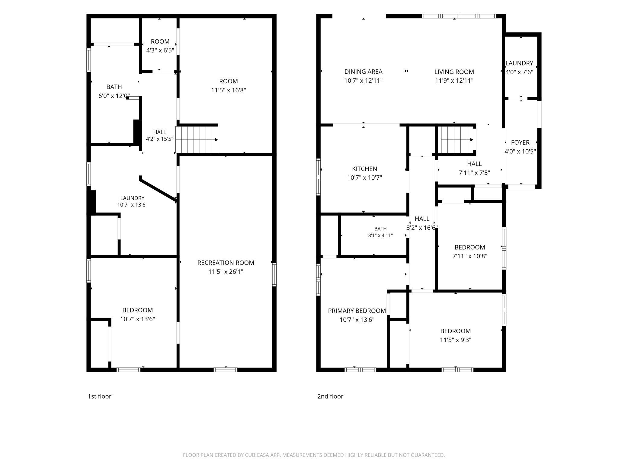 Lower Level and Main Level