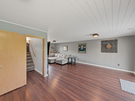 Lower level has plenty of room for furniture of your choice!