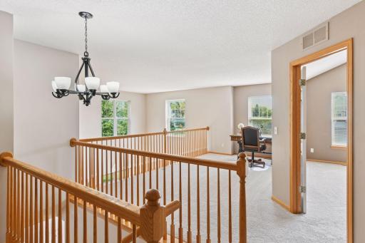 Awesome loft which works great as a extra family room, office, exercise space or so much more.