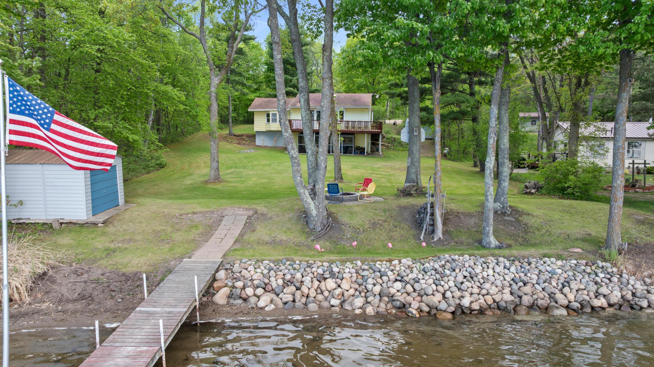 Prime flat to water lot on Borden Lake