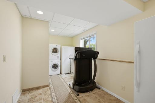 Lower level laundry also roughed in for kitchen