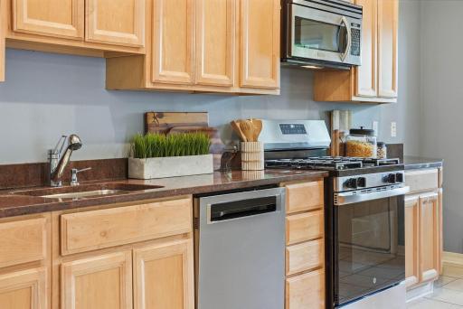 Thoughtfully designed kitchen with efficient layout and natural light.
