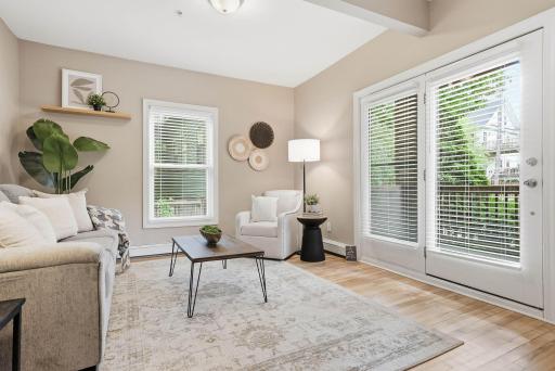 Light-filled spaces create a sense of calm from the moment you walk in