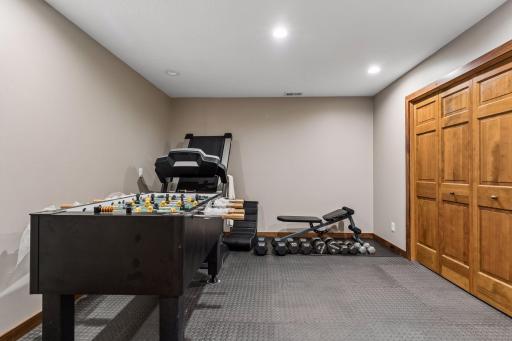 Another space in the lower level that has multiple use possibilities. Could also be used for storage!