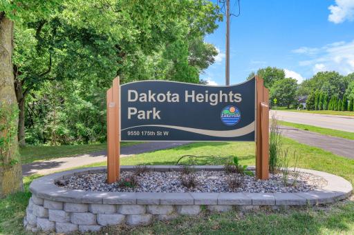 Dakota Heights Park is a quick 5 minute walk away!
