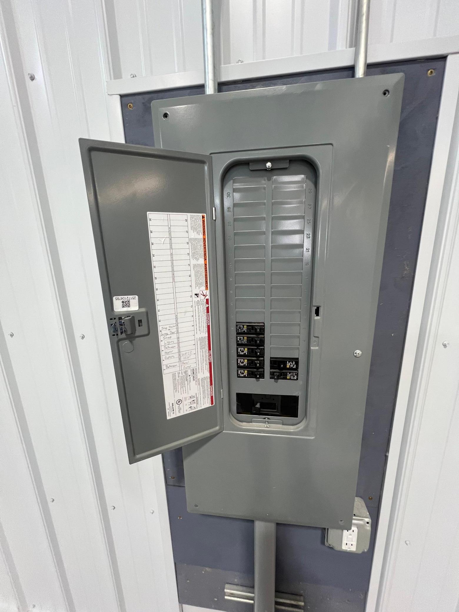Plenty of room for additional breakers