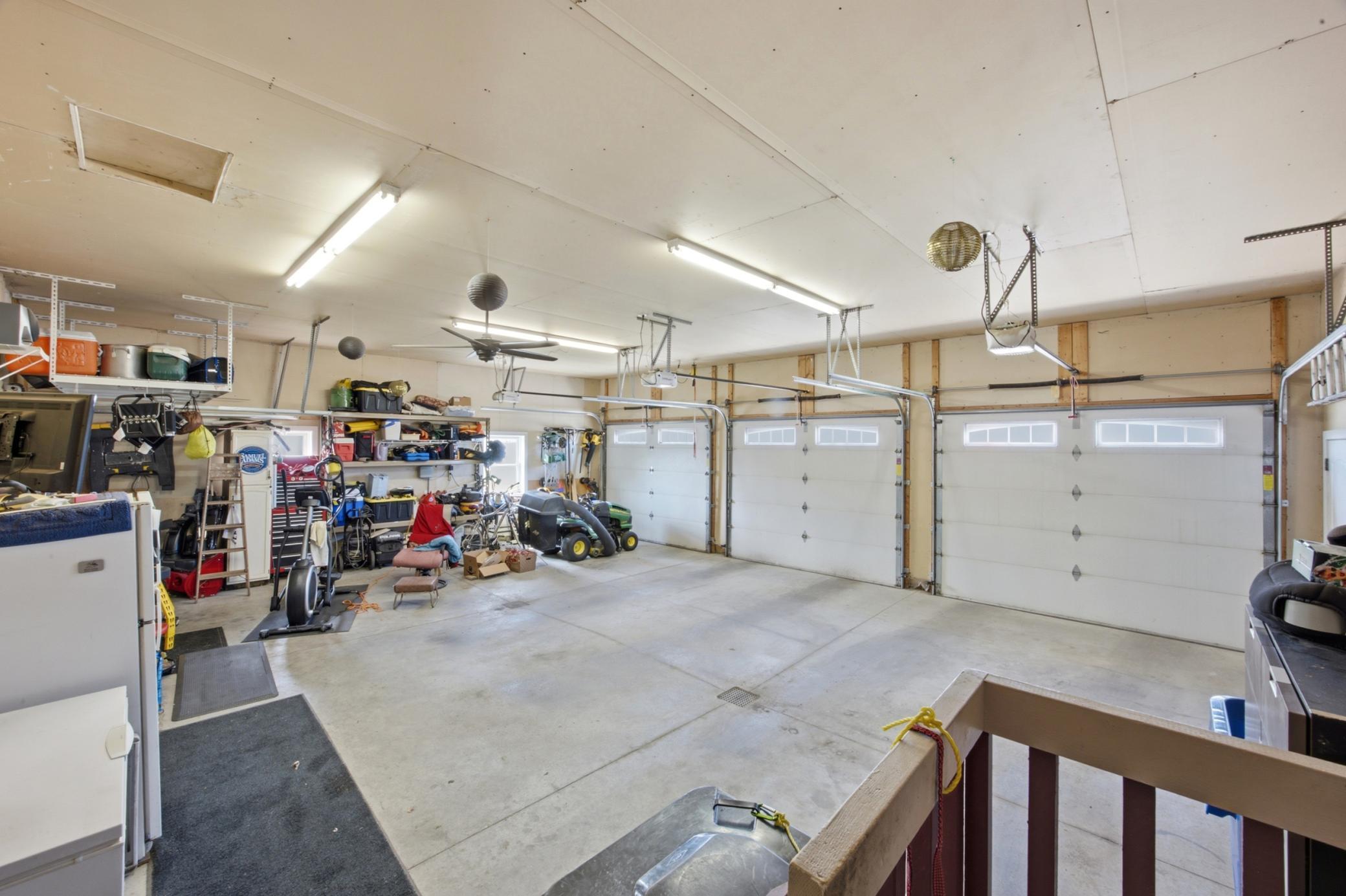 Triple garage