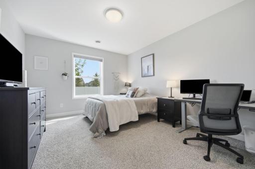 Second lower-level bedroom. Peek the backyard!