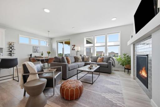 The "hub" of the home! Beautiful finishes throughout both levels.