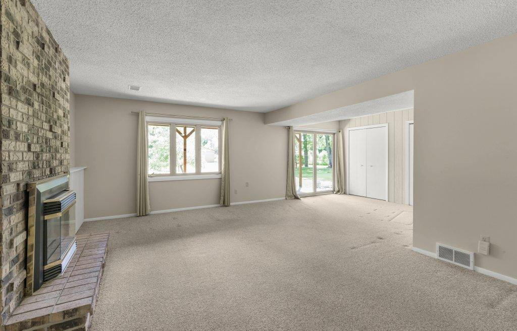 Family Room with walkout to patio