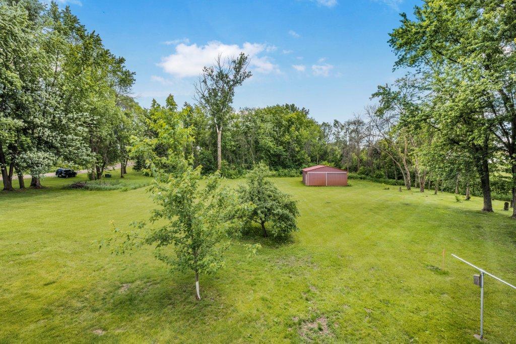 Acreage Yard with Large Pole Building