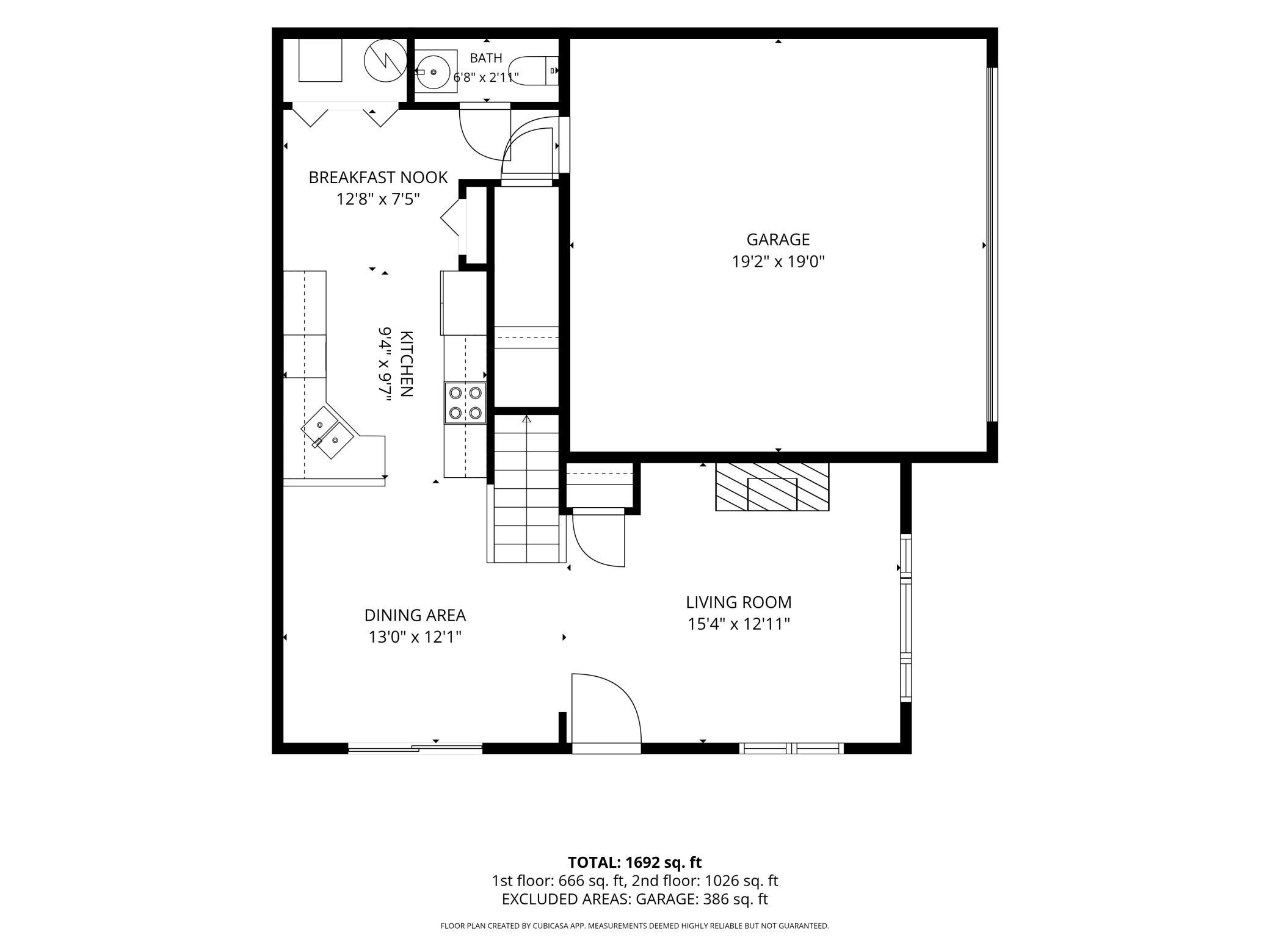 Main Level Floor Plan.