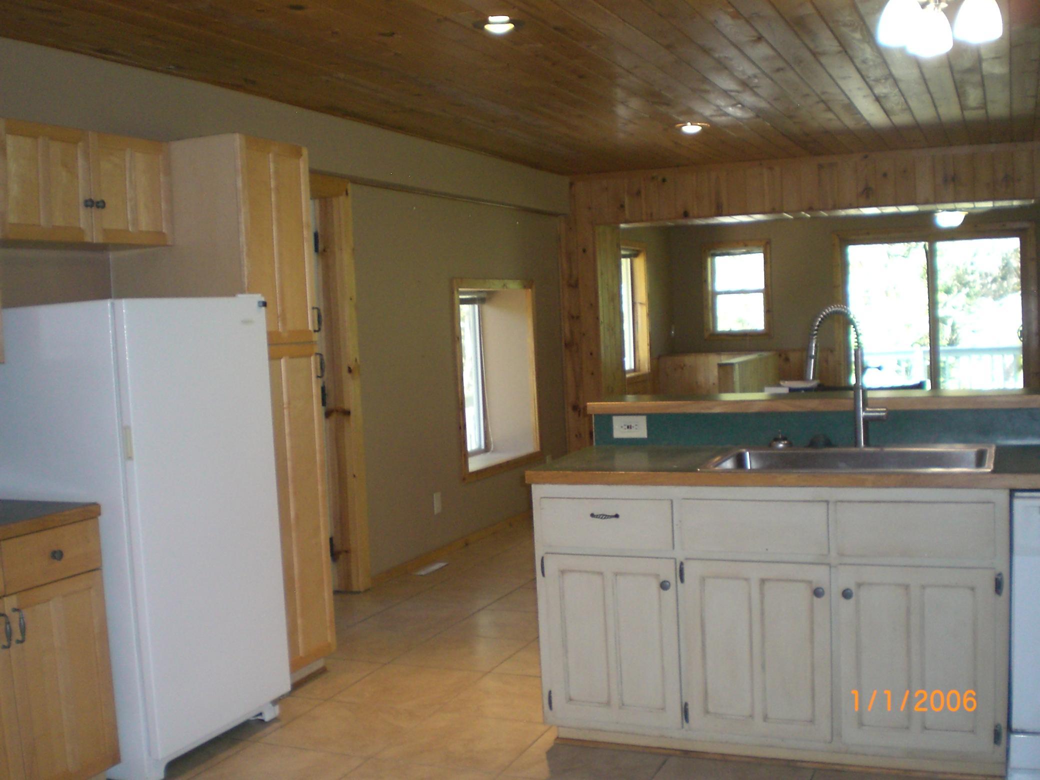 Kitchen looking towards family room