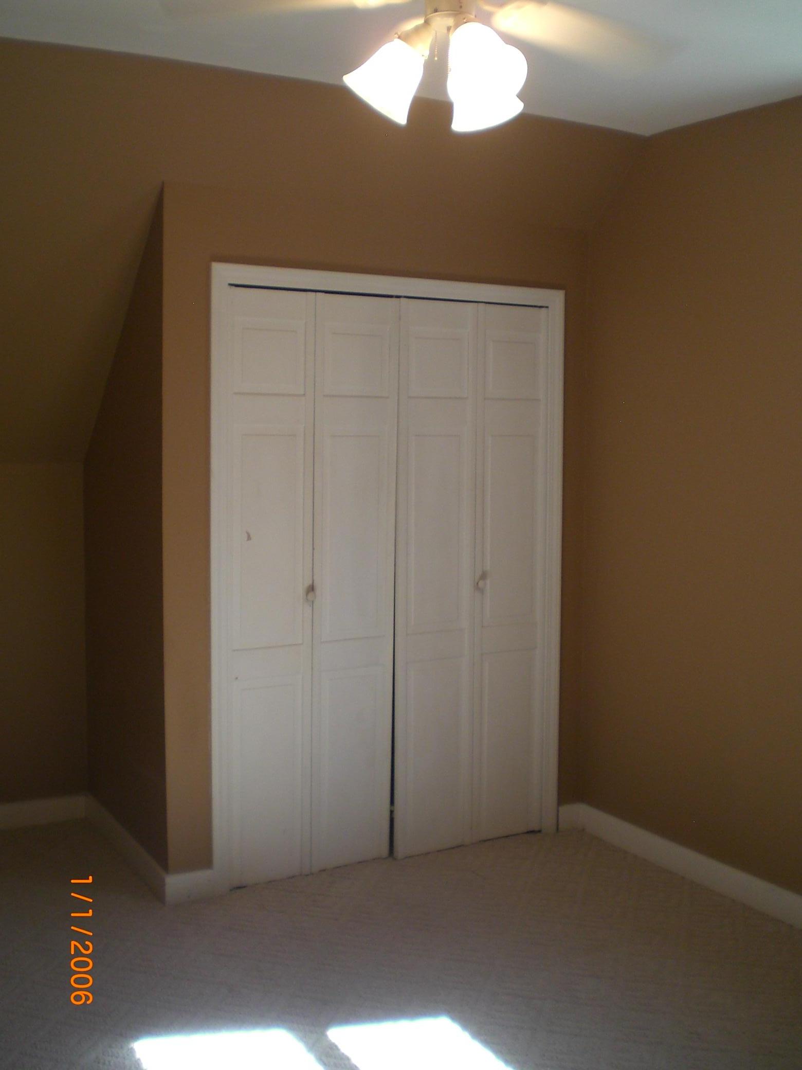 Upstairs bedroom closet