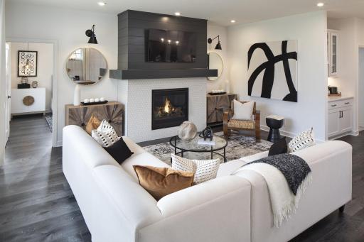 Family Room - Picture of Model Home.