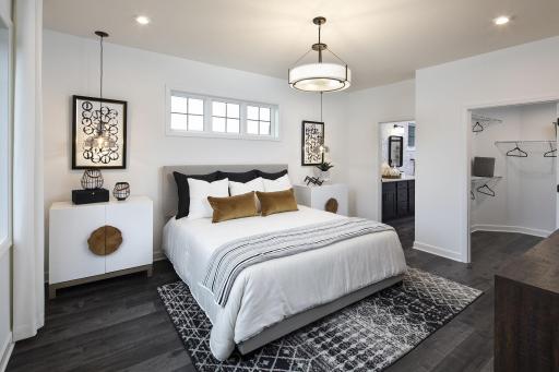 Owner's Suite - Picture of Model Home.