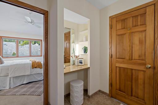 View from the bathroom to the owners bedroom.
