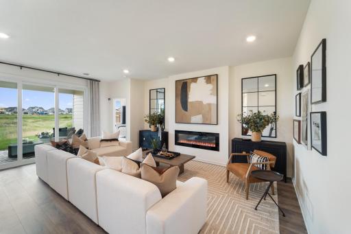 Living Room - Picture of Model Home