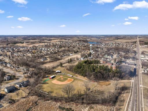 Aerial view of New Market