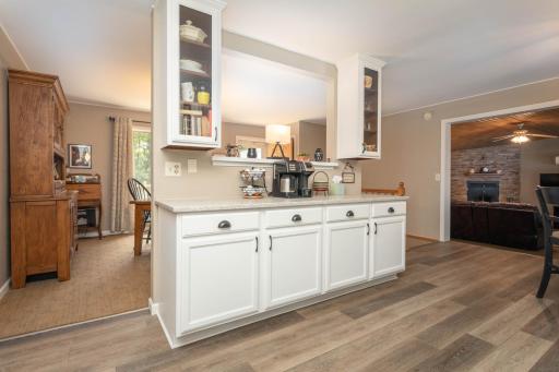 Real quality of craftsmanship throughout with quartz countertops