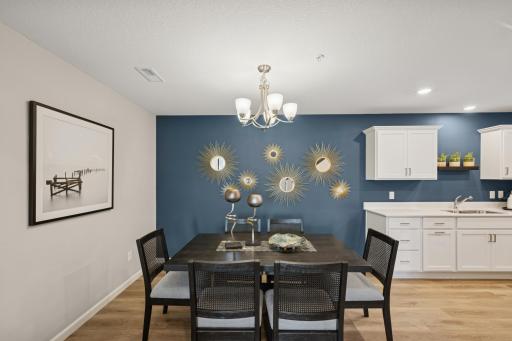 Dining Area - photos of are a staged model home of the same floorplan. Colors and selections may differ.
