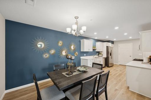 Dining Area - photos of are a staged model home of the same floorplan. Colors and selections may differ.