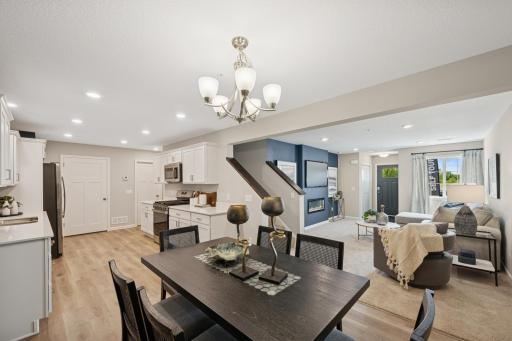 Dining Area - photos of are a staged model home of the same floorplan. Colors and selections may differ.