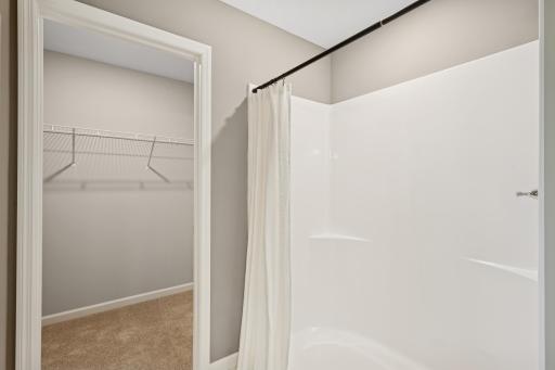 Primary Bathroom - photos of are a staged model home of the same floorplan. Colors and selections may differ.