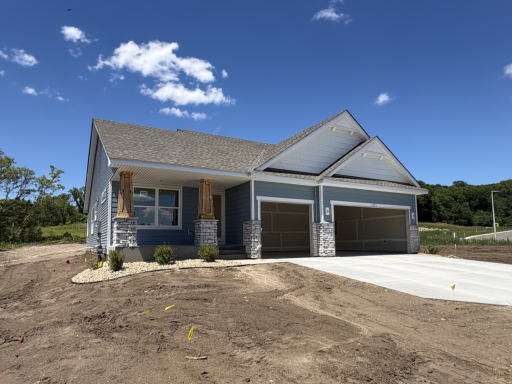 (Photo is of the actual home in progress.)