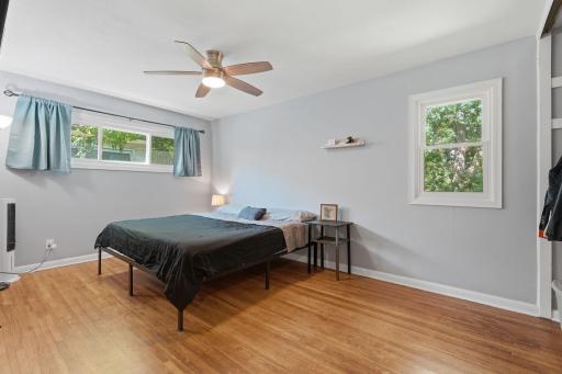 Primary bedroom even bigger w/2 windows & great closet space.