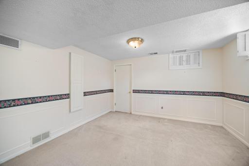 Space to entertain in the lower level