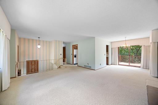 Open and inviting family room
