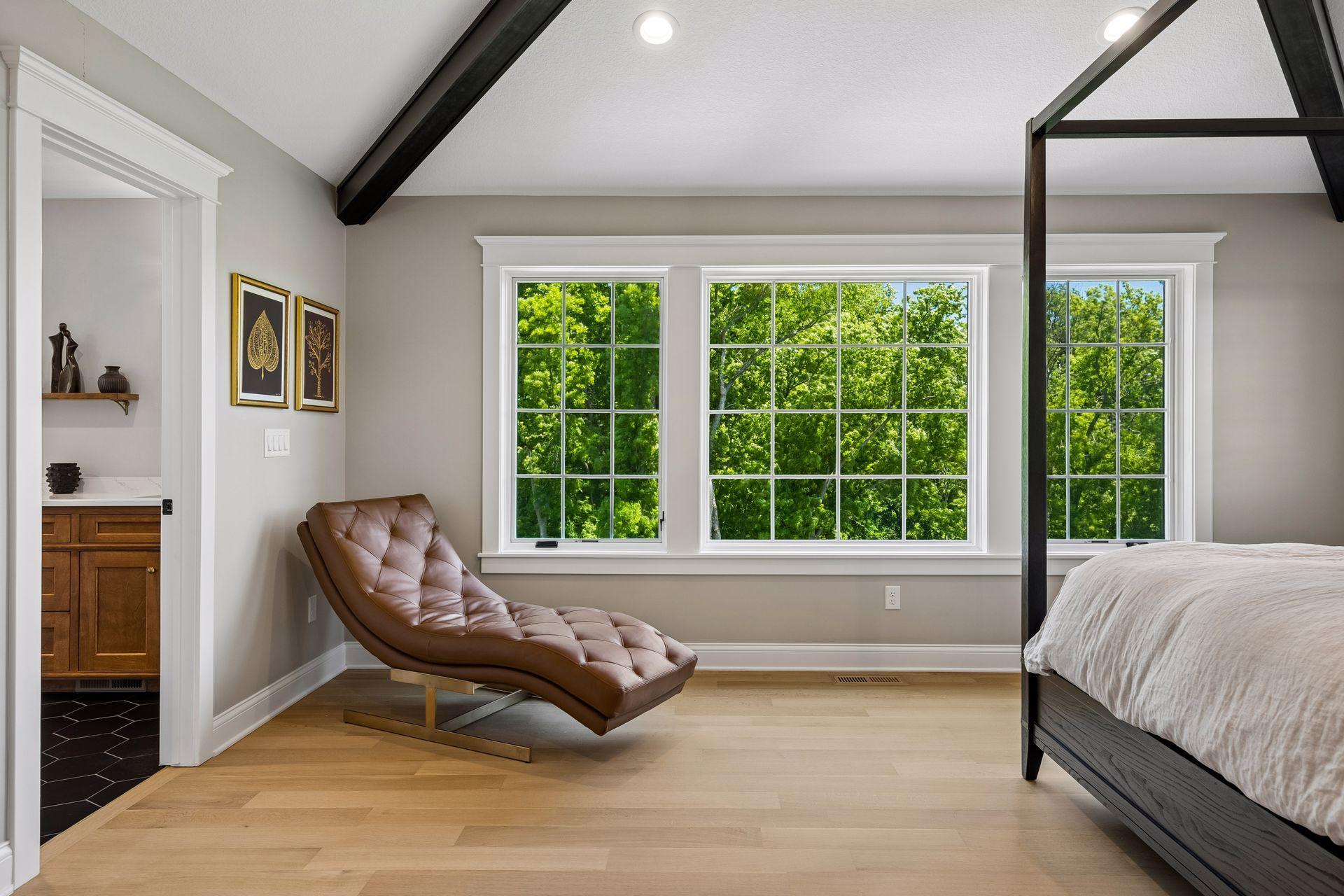 Wake each morning to uninterrupted treetop views from your own private sitting area.