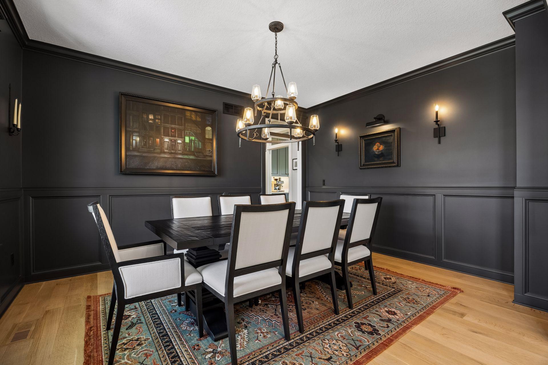 Gallery-inspired walls and curated finishes create an atmosphere that feels both sophisticated and inviting.