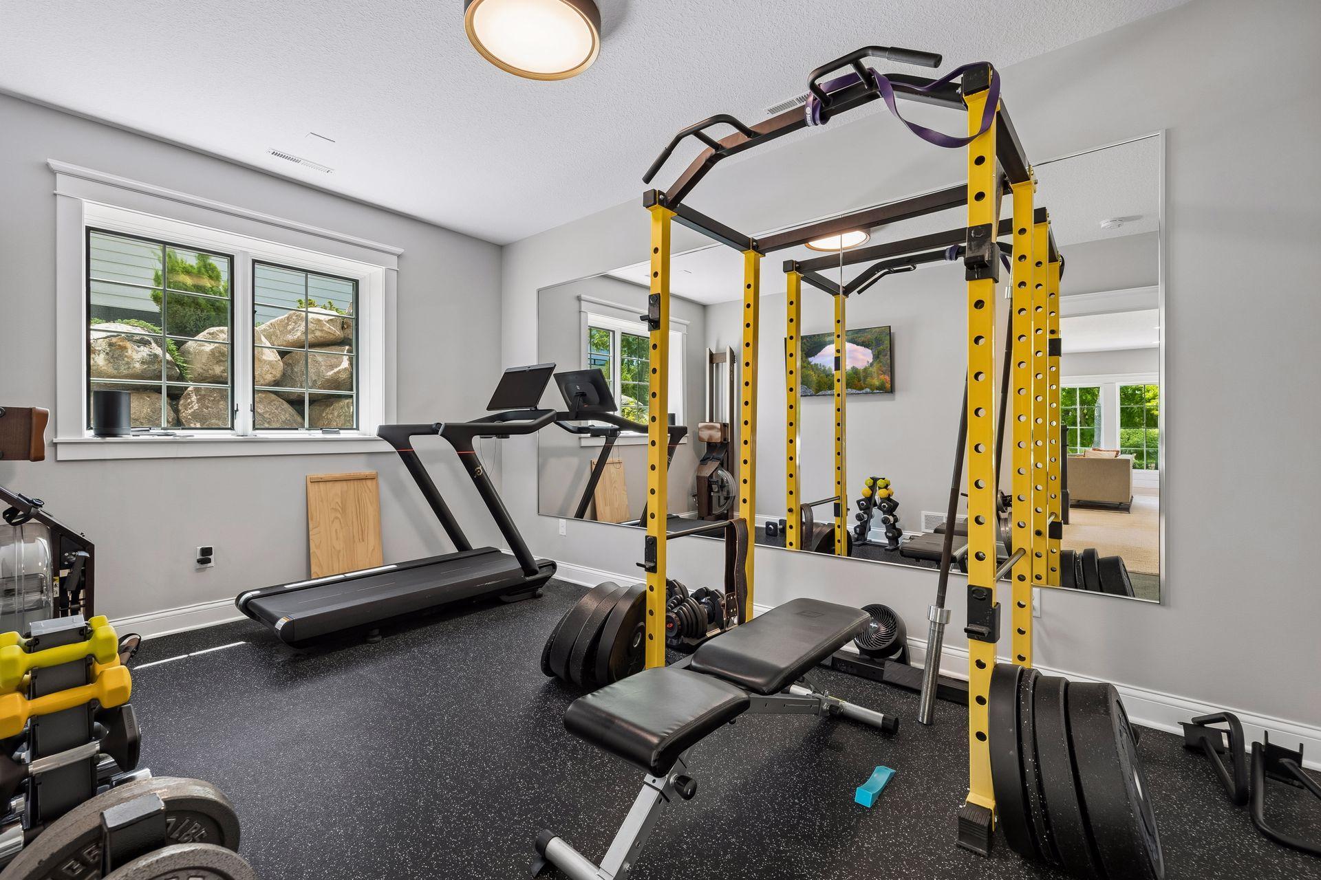 Dedicated Gym, but also could double as another 6th bedroom