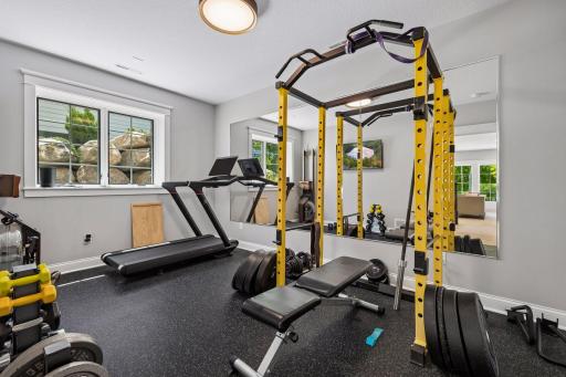 Dedicated Gym, but also could double as another 6th bedroom