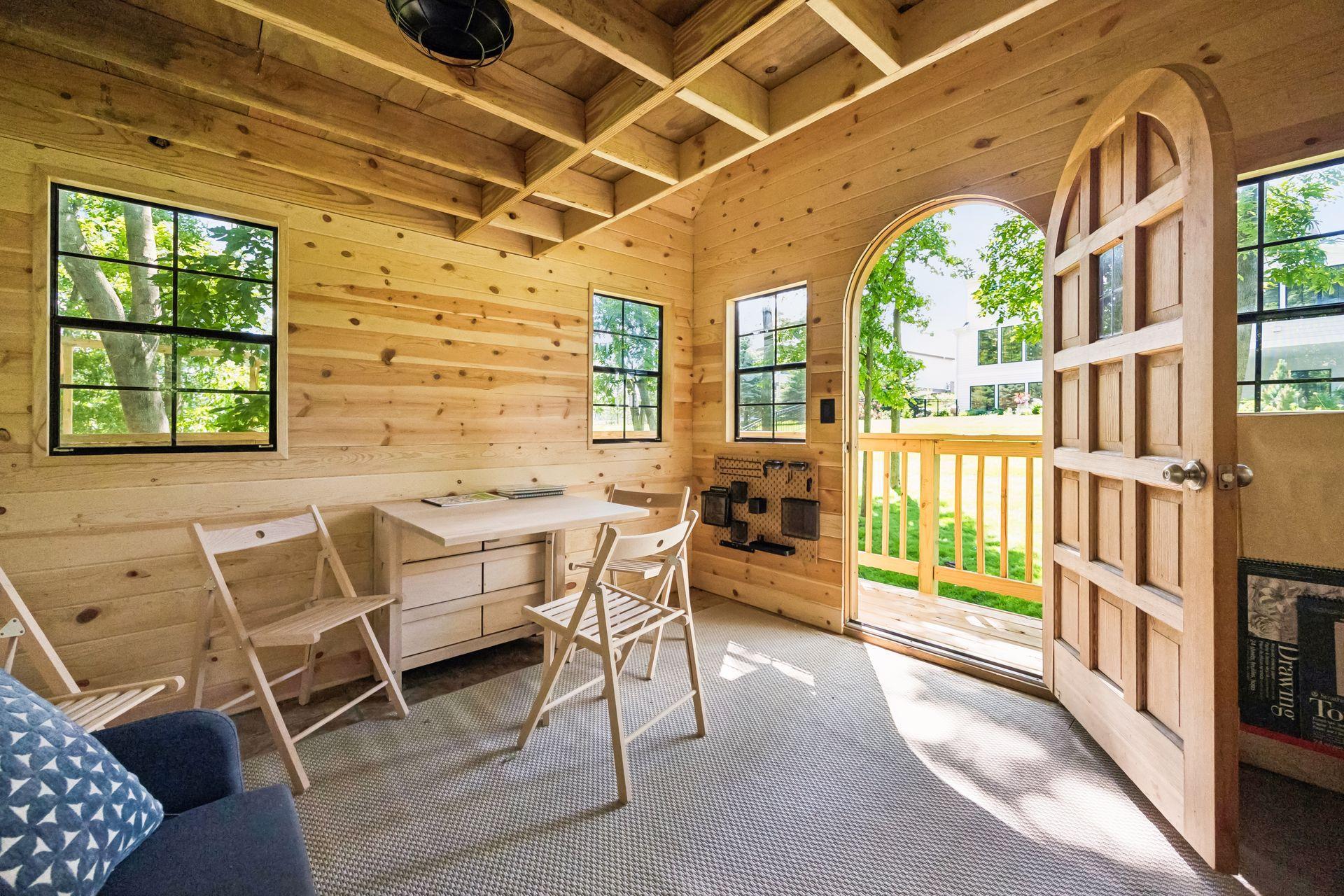 with sleeping bunk, windows and all