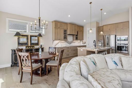Open floor plan, great for entertaining.